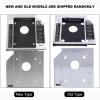 12.7Mm Aluminum SSD Enclosure for Laptops - Noise Absorbing Holder - Boot Support - Silver view 4