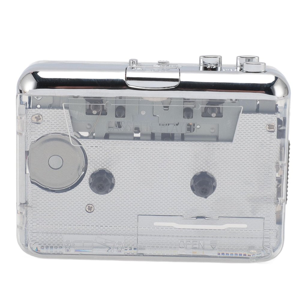 Portable Cassette Player, HiFi Stereo Cassette Tape Player with Auto Reverse Function, Tape to MP3 Converter, for Home Travel Park