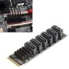 M.2 to SATA3.0 ASM1166 Adapter Card with Smart Indicator Plug and Play for Computer Accessories view 4