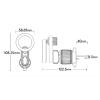 HIONJIN Navigation car Mobile Phone Holder Magnetic car air Outlet view 2