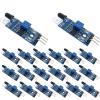 hiBCTR 20 Pieces IR Infrared Obstacle Avoidance Sensor Module for Arduino Smart Car Robot 3-Wire Reflective Photoelectric for Arduino Smart Car Robot