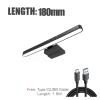 susongshiwen RGB LED Computer Monitor Light Bar Display Screen Hanging Lamp Eye Protection Lamp for Learning/Reading/Work Dimming Night Light(18cm 1.2cm Black) view 2