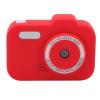 3MP 1080P HD Dual Lens Small Digital Camera Cute Camera, 2 Inch Screen, 8X Digital Zoom, Compact Camera with Frames, Filters, Games, Music, Neck Strap, for Travel, Xmas, (Red) view 1