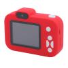 3MP 1080P HD Dual Lens Small Digital Camera Cute Camera, 2 Inch Screen, 8X Digital Zoom, Compact Camera with Frames, Filters, Games, Music, Neck Strap, for Travel, Xmas, (Red) view 3