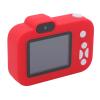 3MP 1080P HD Dual Lens Small Digital Camera Cute Camera, 2 Inch Screen, 8X Digital Zoom, Compact Camera with Frames, Filters, Games, Music, Neck Strap, for Travel, Xmas, (Red) view 4