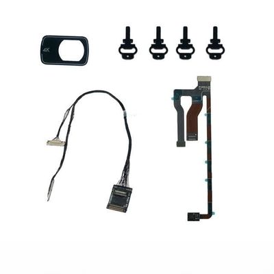 QAGGYAN For D MI NI 2 Camera Part 3 in 1 Flexible Flat Cable/PTZ Cable/Test Tool/Empty Gimbal/Rubber/Lens Glass/Cap Cover For D MI NI 2(1 full set)