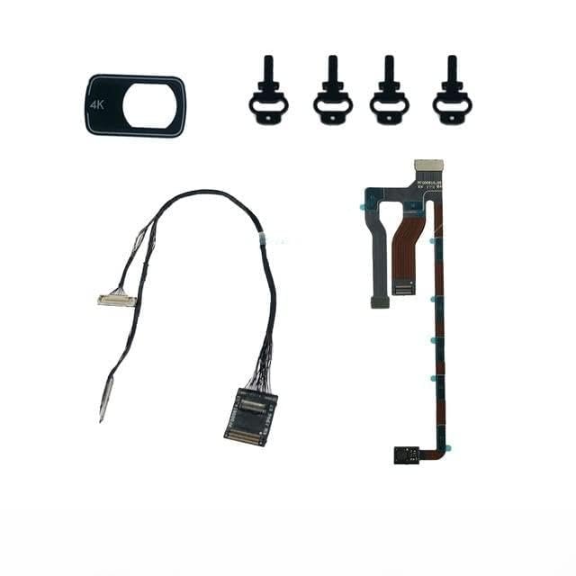 QAGGYAN For D MI NI 2 Camera Part 3 in 1 Flexible Flat Cable/PTZ Cable/Test Tool/Empty Gimbal/Rubber/Lens Glass/Cap Cover For D MI NI 2(1 full set)