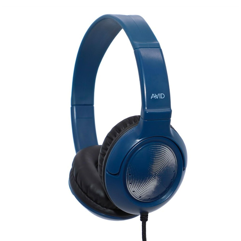 Avid AE-54 Blue Headphone, TRS 3.5mm Plug, No Mic