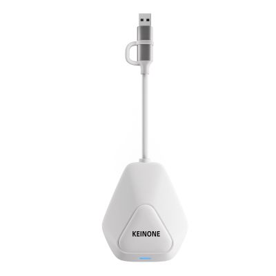 KEINONE 4K Miracast Adapter, Wireless Projector, Dual-Band Wi-Fi, Effortless Windows/Mac OS/Android/iOS to HDTV/Monitor/Projector Screen Mirroring for Home, Online Learning & Remote Work