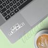 (3Pcs) I'm Fine It's Just My Face Sticker Funny Sarcastic Quotes Inspirational Humorous Anti-Social Vinyl Decal for Tumbler Laptop Kindle Water Bottles Books Phone - Size 3x1 Inch view 3