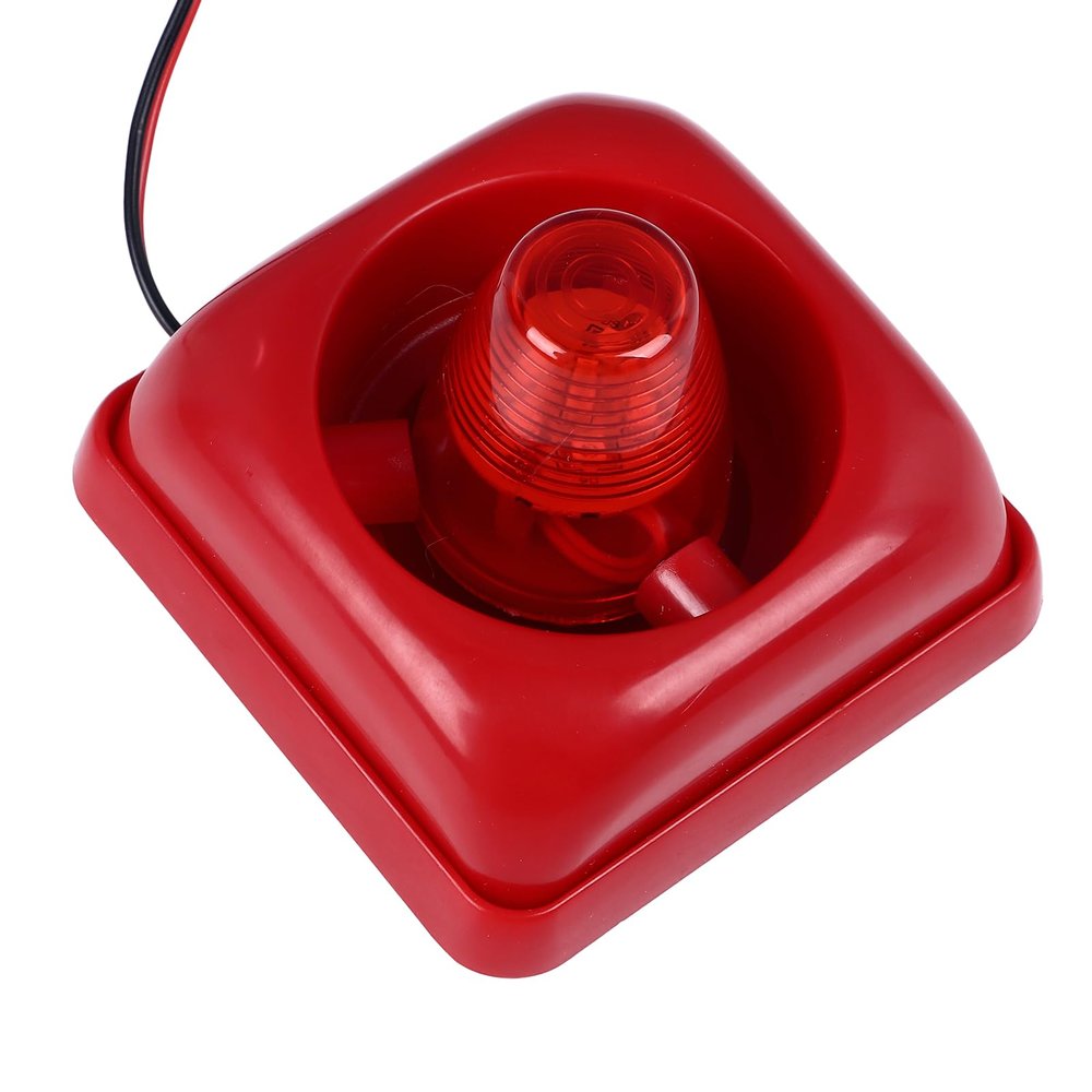 Industrial Sound Light Alarm 15DB Ultra Red Flashing Lights for Strobe Siren