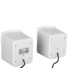 Acouto USB Wired Desktop Speaker for PC, Laptop & e Phone - Portable Multimedia Sound with Volume Control and C Quality (Ordinary Version White) view 3