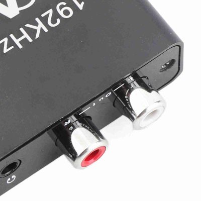 192KHz Digital to Analog Converter, Professional Ical to with Bass and Volume Adjustment for Home Theatre and Gaming