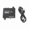 192KHz Digital to Analog Converter, Professional Ical to with Bass and Volume Adjustment for Home Theatre and Gaming view 4