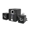 Acouto D?22 Computer Speaker with P Bass & Ice e Ent Light, 2. Channel Desktop Speaker for Parties & Work (Black) view 3