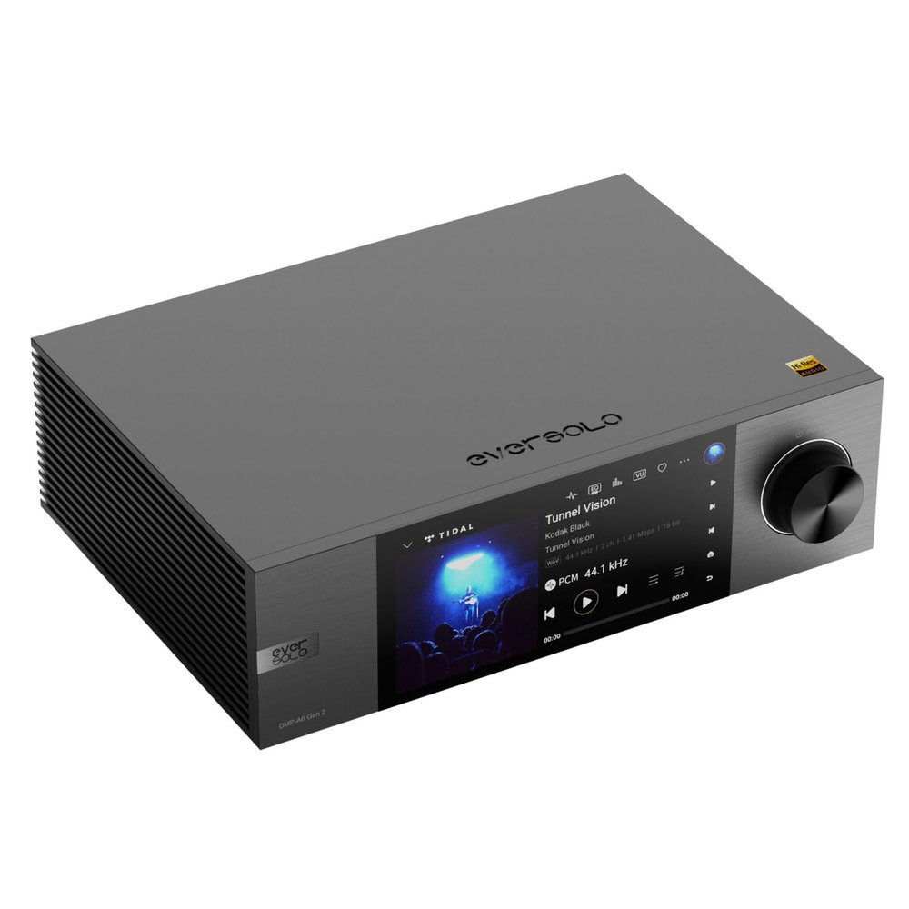 EVERSOLO DMP-A6 Gen 2 Hi-Fi Music Streamer, Wireless Digital Music Player, DAC, Music Service&Streaming Qobuz, Tidal&More, DSD512, EOS Audio Engineer, Native Multi-Channel DSD, Exclusive App