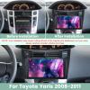 [2G+64G] Radio for Toyota Yaris 2008 2009 2010 2011, 9 inch Android Touch Screen Yaris Car Stereo, Carplay/Android Auto/EQ Audio/1080P/SWC/Bluetooth view 2
