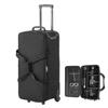 VEVOR Studio Equipment Trolley Case, 35.83 x 11.81 x 14 in / 91 x 30 x 35.5 cm, Rolling Camera Bag, Carrying Bag with Wheels Straps Padded Compartment Handle, for Light Stands, Tripods, Telescopes view 1