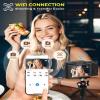 5K Digital Camera with WiFi 64MP Autofocus Full HD Vlogging Camera for YouTube Point and Shoot Camera with Flip Screen Photography Cameras for Beginners with Selfie Light, Mini Tripod, Batteries view 3