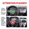 for Honda Civic 2001-2005 LHD MT Display Knobs CarPlay/Android Auto Autoradio Android AM/FM Radio Car Navigation Stereo Player GPS 11.8" QLED Touch Screen BT 2 Din Headunit Tablet Octa Core 8G+256G view 2