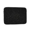 Black Glitter Laptop Sleeve 17 inch Shockproof Protective Computer Carrying Cover Water Resistant Computer Bag Laptop Case Briefcase Handbags Portable Laptop Bag Gifts for Men Women view 1