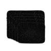 Black Glitter Laptop Sleeve 17 inch Shockproof Protective Computer Carrying Cover Water Resistant Computer Bag Laptop Case Briefcase Handbags Portable Laptop Bag Gifts for Men Women view 2