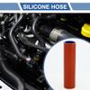 X AUTOHAUX 1 Set 30mm/1.18" ID 150mm/5.91" Length 0 Degree Red Blue Silicone Hose with Clamps Coolant Hose Universal view 2