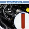 X AUTOHAUX 1 Set Straight Coupler Silicone Hose 28mm/1.1" ID 150mm/5.91" Length 0 Car Silicone Hose Coolant Hose with Clamps 3-Ply 4mm Thick Air Intake/Turbo/Intercooler Piping Tube Red Blue view 2