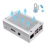 Tyenaza Metal Case Enclosure Heat Sink Dust Proof Chassis Motherboard Parts for 3 Model B+ view 2