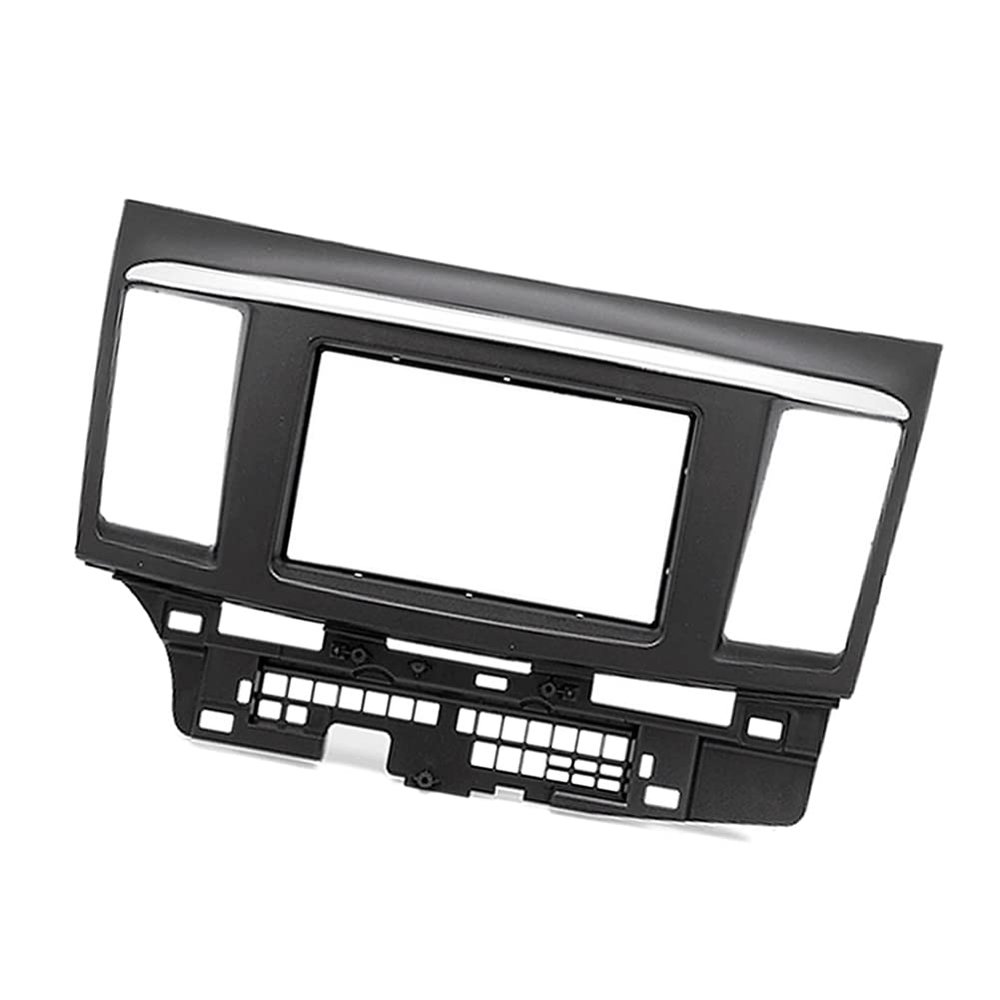 CNxinn10 Car Audio & Video Dash Mounting Kits, Car Stereo Double 2 Din Fascia Dash Panel Facia Kit Trim Replacement for MITSUBISHI Lancer 2007 2008 2009 2010 2011 2012 2013 Sedan