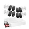 8KLANMMQ Security Camera 8 Channel CCTV System 8x5MP Outdoor Security Cameras Video Surveillance DVR Kit with PIR Sensor Home Secueity Camera No Monthly Fee view 1