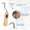 Breezliy 1000Pcs Double Loop Rebar Wire Bar Ties, 6.1" Double Loop, 16 Gauge, Black Steel, 10 Plastic Cable Ties, 3 Wire Tie Twisters, 2 Gloves view 4
