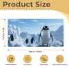 Penguin Antarctica Ice Large Party Banner Sign Wall Hanging Backdrop Banner Birthday Party Backdrops For New Year Graduation Wedding Birthday Party Decor 180x90cm view 2