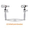 ORCATORCH ZJ18 New Universal Ball Joint Bracket & OrcaTorch ZJ13 Aluminum Ball Joint Clamp for Underwater Diving Light Arms Tray Bundle view 4