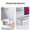 Aluminum Alloy Desktop Stand for Mac mini M4/M4 Pro 2024 Thermal Dust Suppression Bracket Desktop Cooling Stand with Dust Mesh view 4
