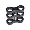 OrcaTorch ZJ13 Aluminum Ball Joint Clamp for Underwater Diving Light Arms Tray & ORCATORCH D530V Aluminum Alloy Diving Video Light Snoot for Macro Photography Bundle view 2