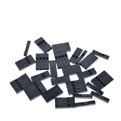 100PCS Head 2.54mm 1X 1P 2P 3P 4P 1X1P 1X2P Plastic Shell Pin Head Connector Jumper Wire Cable Housing Plug Female New for Arrival 2025 High for Quality