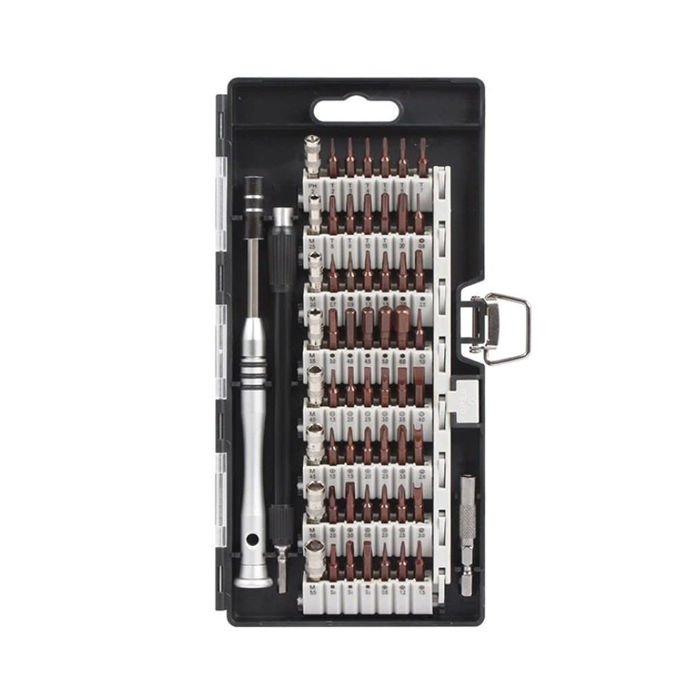 60 In 1 Precision Screwdriver Tool Kit Screwdriver Set for Cell Phone Tablet Compact Repair Maintenance With Case(D)