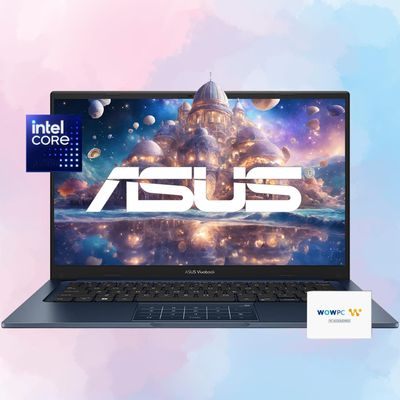 ASUS VivoBook Laptop | 40GB RAM | 2TB PCIe SSD Storage | 14" FHD Display | Intel 12th Generation 6 Core Processor | Bluetooth | HDMI | Thin & Light | Windows 11 | w/WOWPC Recovery USB