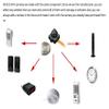 SCS Enterprises WF-422: WiFi Camera Hidden in Personal Table Fan, Black  Oscillating Fan with P2P Remote Viewing, Recording and Notification. view 4