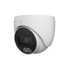 8MP 4K PoE Network Turret Camera IP-5IRD8S4C4-28, Titanium IP Surveillance System, 2.8mm Fixed Lens, Dual Light LED & IR, Full Color Option, 98ft Night Vision, Built in Mic, Micro SD Slot, White view 1
