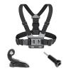 Chest Strap Mount Belt Fit for Gopro Hero 10 9 8 5 4 Insta360 R X2 DJI OSMO Action Camera Harness Fit for Go Pro SJCAM EKEN Accessories(Chest Strap Set) view 1