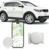 Hongtop H Hidden GPS Tracking Devices, 1PCS Real Time GPS Tracker for Vehicles Work with Find My (iOS Only), Car GPS Tracker with Magnetic Case, No Monthly Fee, No SIM Card Required, White view 1