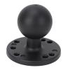 1.5 Inch Ball Mount, Ball Mount Base with Aluminum Alloy AMPS Hole Round Plate for C Size Ball Double Socket Arm view 1