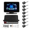 Car Parking Sensor Reversing Radars System Front & Rear Support Sound Warning/Buzzer with 8 Parking Sensors Distance Detection(Black) view 1