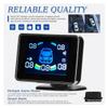 Car Parking Sensor Reversing Radars System Front & Rear Support Sound Warning/Buzzer with 8 Parking Sensors Distance Detection(Black) view 3