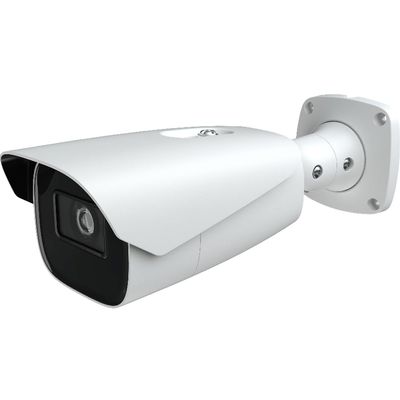 4MP PoE Bullet Network Camera IP-5IR4E3BA3-MZ-722, Titanium IP Security Camera System, 328ft Night Vision, Smart Motion Detection, Built in Mic, IP67, 7-22mm Motorized Lens, Micro SD Slot, White