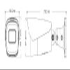 4MP PoE Bullet Network Camera IP-5IR4E3BA3-MZ-722, Titanium IP Security Camera System, 328ft Night Vision, Smart Motion Detection, Built in Mic, IP67, 7-22mm Motorized Lens, Micro SD Slot, White view 2