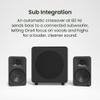 Kanto ORA4 140W Powered Reference Speakers with Bluetooth 5.0 and USB-C Input | 4 Woofers with Deep Bass Extension | Bi-Amplified | 80 Hz Automatic Crossover | Reference Quality Sound | Pair | Red view 4