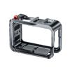 Camera Protective Cage for Action 5 Professional with Pre Positioned Base and Cold Shoe Port for Lighting Gear view 1